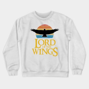 Lord Of The Wings Retro Style Vintage Bird Gift Crewneck Sweatshirt